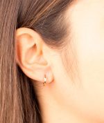 PENDIENTES ARO ARTICULADO LISO 12MM - Imagen 2