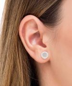 PENDIENTES MADRE PERLA REDONDO - Imagen 2