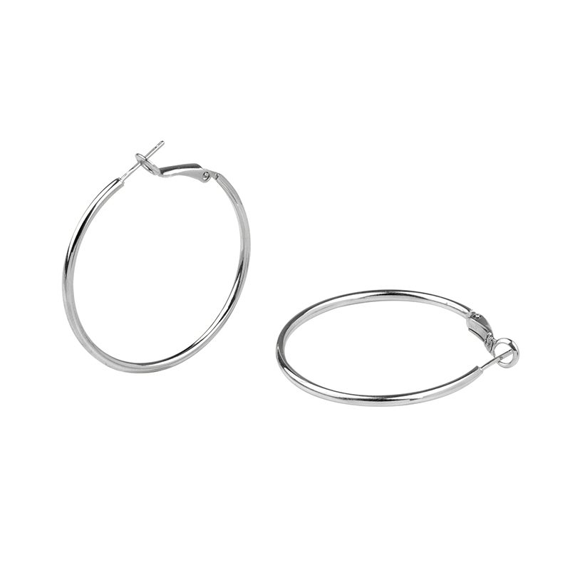 R1585B-1.jpg PENDIENTES AROFINO CLIP 30X2MM PLATA - Imagen 1