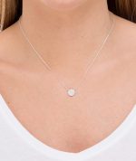 COLLAR FINO CIRCONITAS MADRE PERLA - Imagen 2