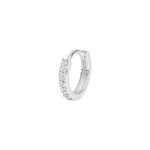 PENDIENTE ARO INDIVIDUAL CON CIRCONITAS - Imagen 2