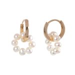 PENDIENTES ARO ARO PERLAS