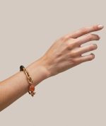 PULSERA PILAR ESLABONES Y PIEDRAS NATURALES - Imagen 2